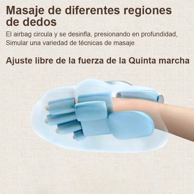 Masajeador de Manos Eléctrico con Compresión de Aire y Calor