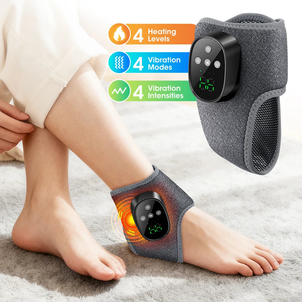 Masajeador de Pies Eléctrico con Calor y Vibración, Inalámbrico